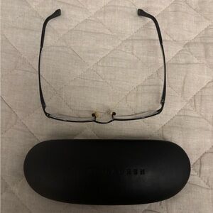 Ralph Lauren Black Glasses Case with PRESCRIPTION lenses